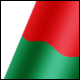 3D Madagascar Flag