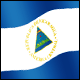 3D Nicaragua Flag