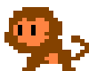 8-bit psychedelic monkey