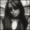 Aaliyah Black and White