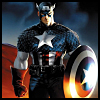 Captain America standing with shield