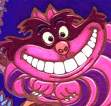 Cheshire cat in pink
