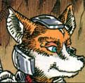 Fox McCloud drawn