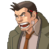 Gumshoe angry
