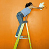 Painting a room Orange