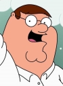 Peter Griffin all happy