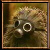 Porcupine In a Gas Mask