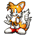 Tails salutes