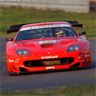 red racing car